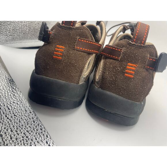 Lands’ End brown fisherman hiking round toe hiking outdoor shoes sandals - Picture 6 of 8